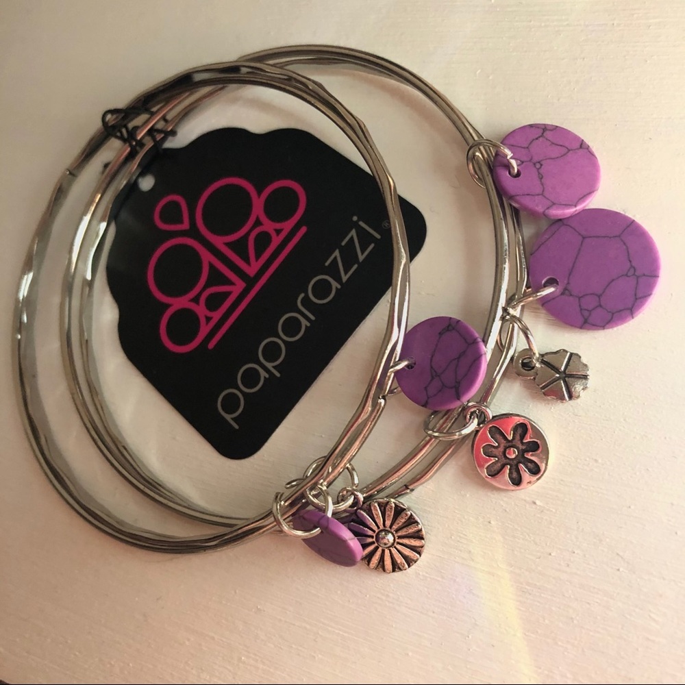 Paparazzi Bangle Bracelets Set